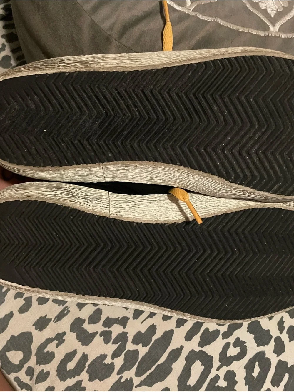 Golden Goose Black Suede Sneakers with Yellow Laces and Orange Heel